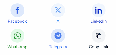 Share to Social Media Interface